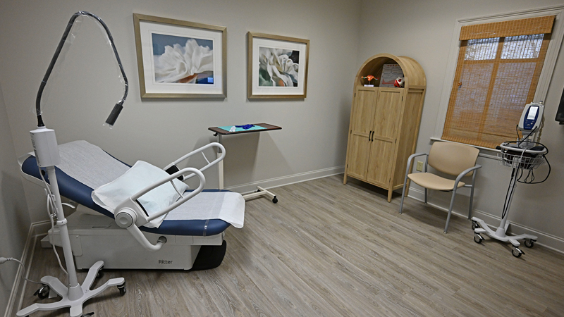 Our Lady of Lourdes Physician Group Women’s Wellness & Gynecology Patient Room